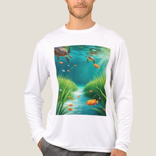 T-shirt En Tri-matière World Sea grass Day (Recto)