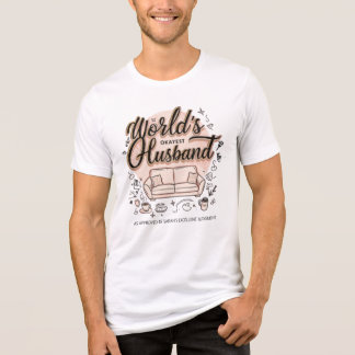 T-shirt En Tri-matière World's Okayest Husband Funny Personalized