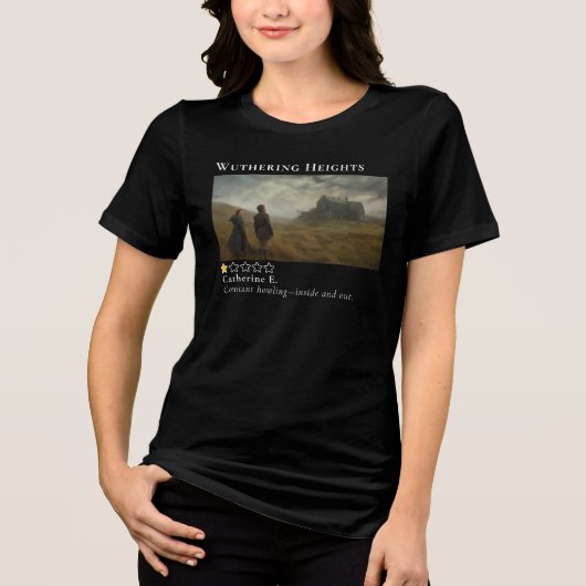 T-shirt En Tri-matière Wuthering Heights One Star Review Booky (Recto)