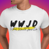 T-shirt En Tri-matière WWJD Shirt – Minimalist Highlight Design