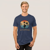 T-shirt En Tri-matière Wyoming: Tropical Oasis (Recto plein)