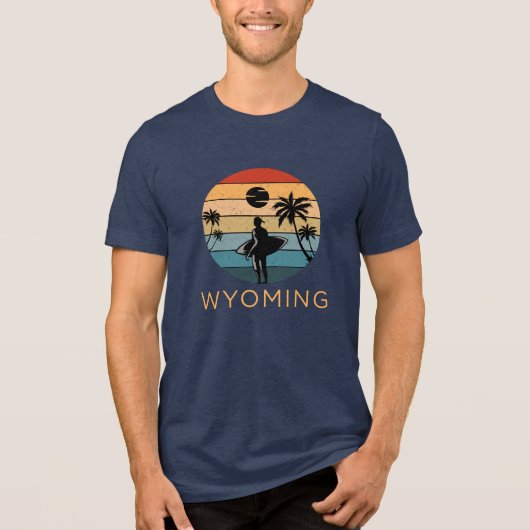 T-shirt En Tri-matière Wyoming: Tropical Oasis (Recto)