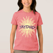 T-SHIRT EN TRI-MATIÈRE YAYDHD (Recto)