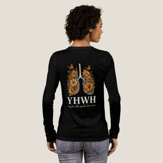T-SHIRT  EN TRI-MATIÈRE YHWH (Verso complet)