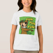 T-shirt En Tri-matière Yogi Bear Fun Amusant (Recto)