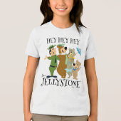 T-shirt En Tri-matière Yogi Ours et amis Accueil chaleureux (Recto)