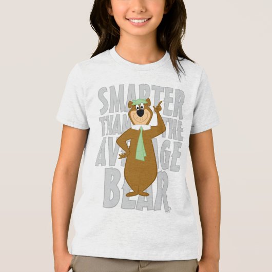T-shirt En Tri-matière Yogi "Plus Intelligent Que L'Ours Moyen" (Recto)