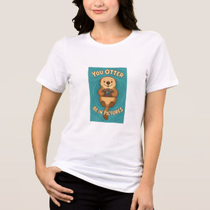 T-shirt En Tri-matière You Otter Be in Pictures Jote Sea Otter avec appar