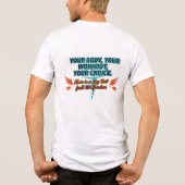 T-shirt En Tri-matière Your Body Your Workout Your Choice (Verso)