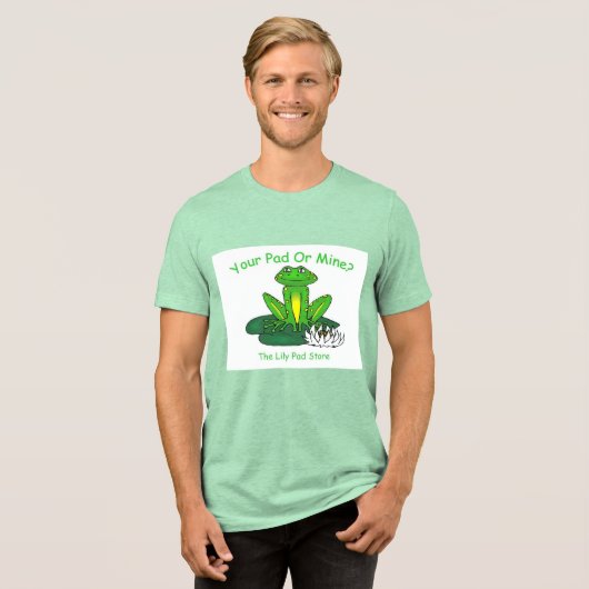 T-shirt En Tri-matière Your Pad or Mine - Men's Light Green (Recto plein)