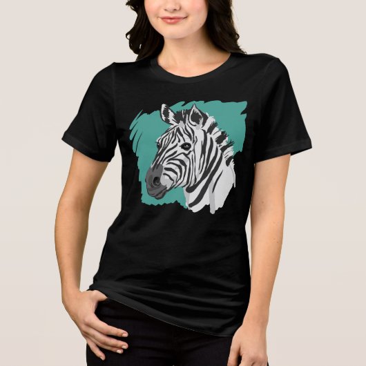 T-shirt En Tri-matière Zèbre (Recto)