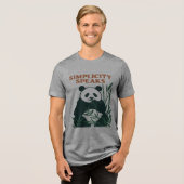 T-shirt En Tri-matière Zen Panda - Simplicité Parle Design (Recto plein)