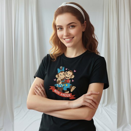 T-shirt En Tri-matière Zina and Mimo, mon amour