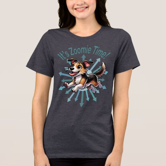 T-shirt En Tri-matière Zoomie Time Mutt (Recto)