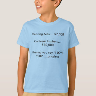 T-shirt En vous entendant dites, "je t'aime"… pièce en t