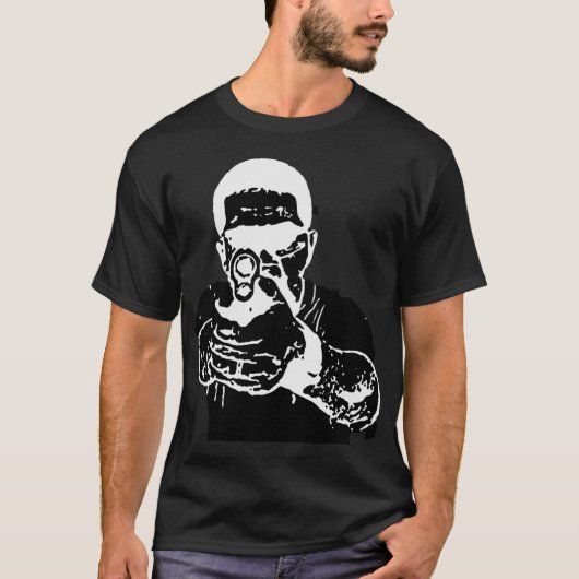 T-shirt en vue noir (Devant)