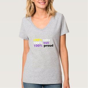 T-shirt Enby à 100 %