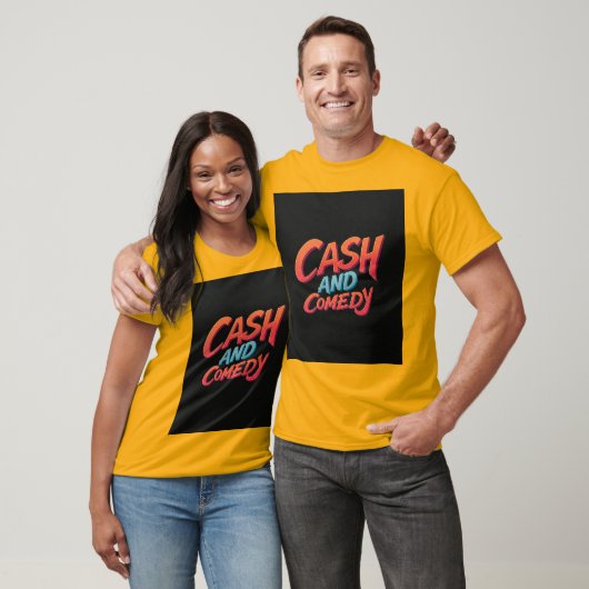 T-shirt Encaisse et comédie (Unisexe)