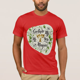 T-shirt Enchanted Aries Zodiac Design with Golden Ram