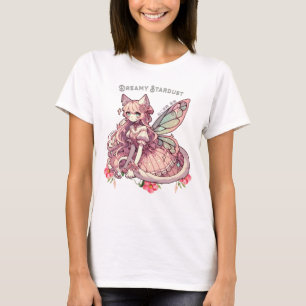 T-shirt Enchanted Dreamy Stardust-Un Chat Fairycore Imagin
