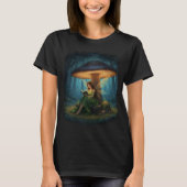 T-shirt Enchanted Night Fairy Reading a Book (Devant)