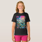 T-shirt Enchanted Psychedelic Dreamscape (Devant entier)