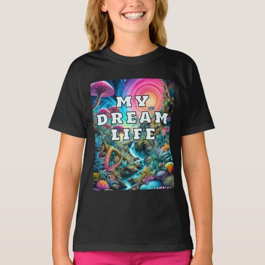 T-shirt Enchanted Psychedelic Dreamscape (Devant)