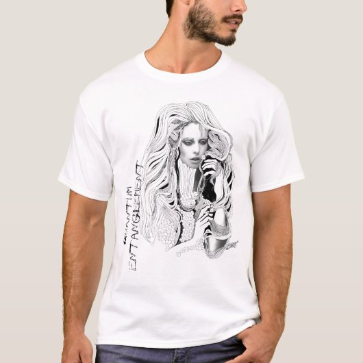 T-shirt Enchevêtrement de Quantum (Devant)