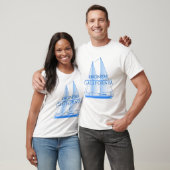 T-shirt Encinitas Coastal Nautical Sailing (Unisexe)