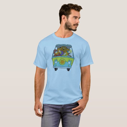 T-shirt Encombré Dans La Machine Mystérieuse (Devant entier)