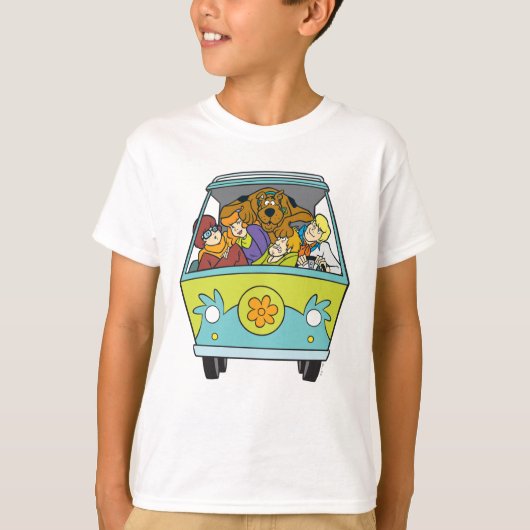 T-shirt Encombré Dans La Machine Mystérieuse (Devant)