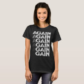 T-shirt Encore Gain Musculation Gym Workout (Devant entier)