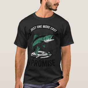 T-shirt Encore Un Lancer Je Te Le Promets Papa Pêche