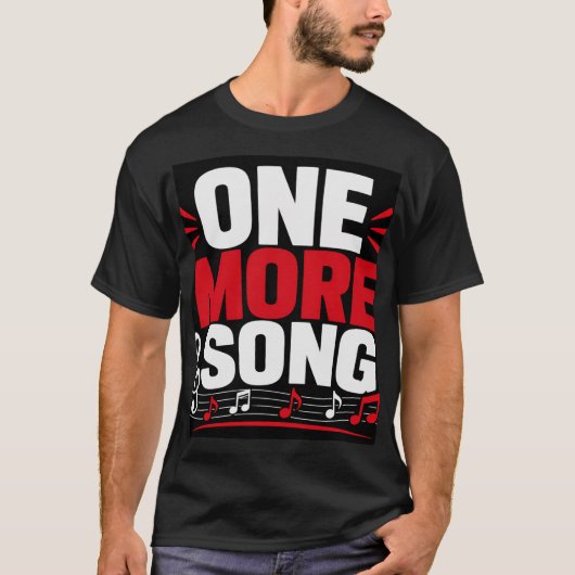 T-shirt Encore une chanson (Devant)