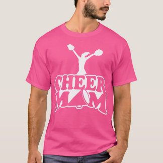 T-shirt Encourage Maman Cheerleading Mère Pour Femmes