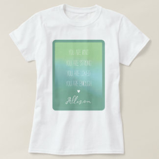 T-shirt Encouragement d'affirmation positive cadeau person