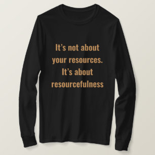 T-shirt Encouragement mots avec un texte simple sur les fe