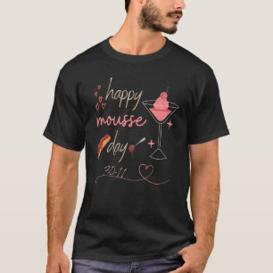 T-shirt encouragement pour les femmes hommes happy mousse 