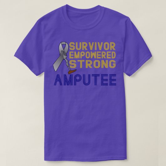 T-shirt Encourager la conception des amputés (Design devant)