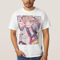 Encourager l'art écolière Anime Imprimer