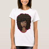 T-shirt Encourager les femmes noires (Devant)