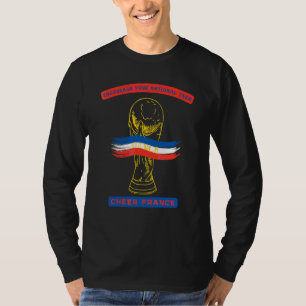 T-shirt Encouragez votre équipe nationale Mondial Cheer Fr