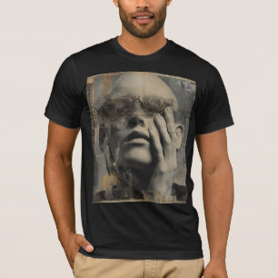 T-shirt Encrassé dans la Solace – Pièce d'Art Fin Spectral