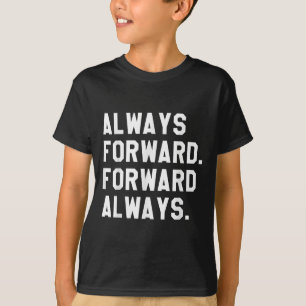 T-shirt Encre & ; Impressions toujours en avant _ droit