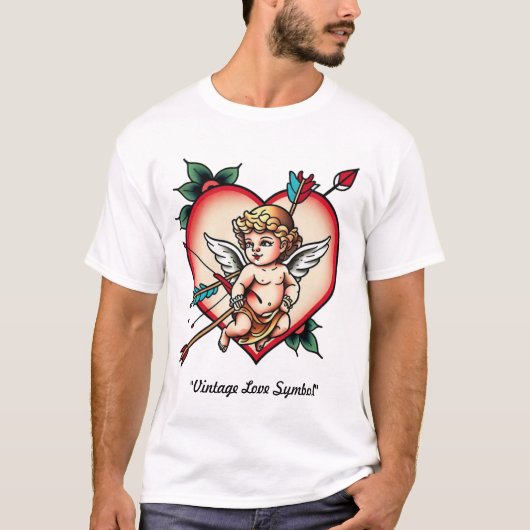 T-shirt Encre Cupide Classique (Devant)