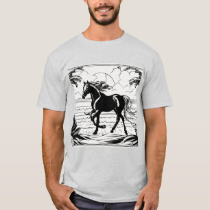 T-shirt Encre Equine Gras - Tee - shirts traditionnels de