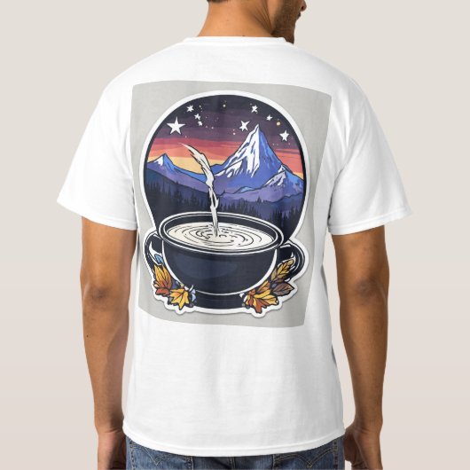 T-shirt Encre & Impression Art in Motion Skin Design profo (Dos)