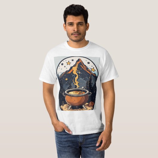 T-shirt Encre & Impression Art in Motion Skin Design profo (Devant entier)