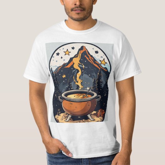 T-shirt Encre & Impression Art in Motion Skin Design profo (Devant)