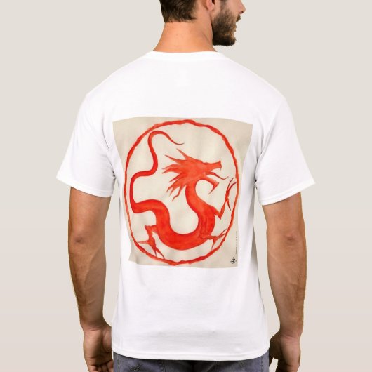 T-shirt Encre rouge (Dos)